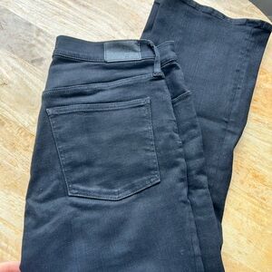 Madewell Black Kick out jeans